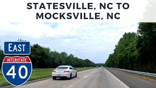 Statesville, NC to Mocksville, NC via Interstate 40 East