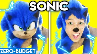 SONIC 2 MOVIE WITH ZERO BUDGET! (FUNNY SONIC, KNUCKLES, & DR. EGGMAN MOVIE PARODY BY LANKYBOX!)