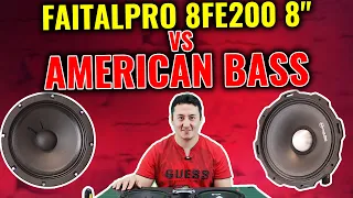 FaitalPRO 8FE200 8" VS American Bass USA GF-8 Best car audio Midrange Speakers Vocal Sound Bass Test