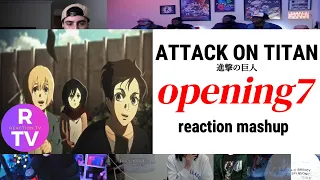 ATTACK ON TITAN OPENING7 | REACTION MASHUP  進撃の巨人