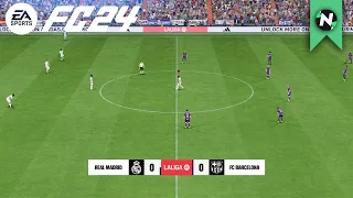 FC 24 - Real Madrid vs Barcelona| Laliga EA Sports [60FPS]