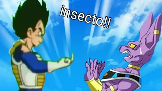 MEJORES INSULTOS DE VEGETA EN DRAGON BALL ESPAÑOL LATINO