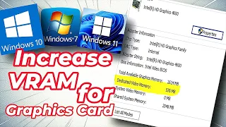 How To Increase VRAM ⚡ | Double Your Dedicated Video Memory 💥NEW