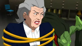 YJ vs Granny Overlord final battle Young Justice S03E24 Into the Breach