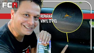 COMO REPARAR VINIL O PIEL DE UN COCHE