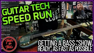 Twitch challenged me to get a Bass Guitar "Show Ready" as fast as possible...