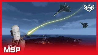 Fighter Aircraft Air Defense Shooting Down in Action Compilation - Tracer Simulation - ArmA 3
