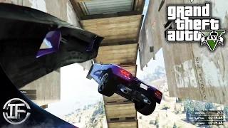 GTA V Online - MEGA RAMPA IMPOSIBLE!! - Carreras Épicas #224 - Funny Moments GTA 5