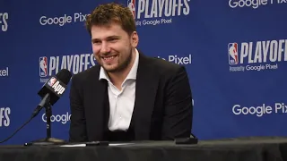 Dallas Mavs Luka Doncic Postgame Interview Game 3 vs LA Clippers