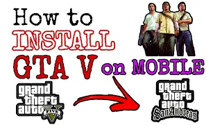 How to Install GTA 5 Graphics on GTA San Andreas - Android Phone