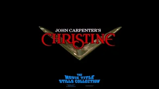 Christine (1983) title sequence