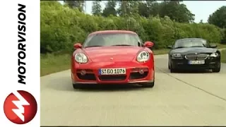 BMW Z4 Coupe vs. Porsche Cayman S