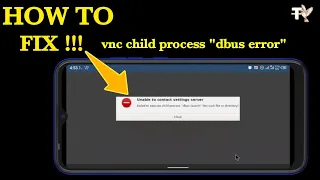 How To Fix Vnc Failed To Execute Child process "dbus launch" (no such file or Directory