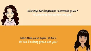 Conversing with an Old Pal: Sharing Updates and Excitement - Improve Your French Language Skill