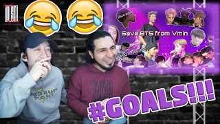 BTS is so done with Vmin (mostly namjoon) | NSD REACTION