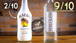 Malibu, But Better! Homemade Coconut Liqueur