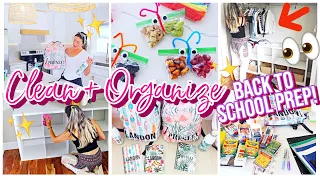 NEW HOUSE EXTREME CLEAN + ORGANIZE WITH ME! BACK TO SCHOOL HAUL + PREP FALL 2021! @BriannaK