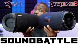 JBL Xtreme 3 VS Sony SRS XB43 | You Will Have To Listen Closely This Time Around | Binaural Audio