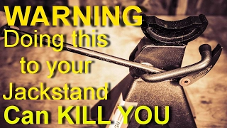 EXPERIMENT: WARNING! Doing this to your Jack Stands will get you KILLED!