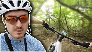 Je découvre une piste de DH en VTT XC