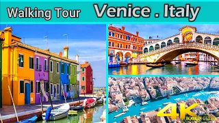 Venice Italy 4K - UHD Walking Tour (4K Ultra HD 60fps) ⁴ᴷ