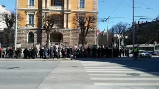 Огромная явка на выборах президента РФ в Риге 18 марта 2018