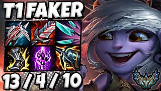 T1 Faker Tristana vs Yone [ MID ] Patch 13.19 Korea Challenger ✅