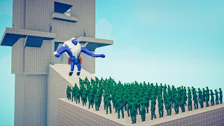 Plastic Soldiers Attacking a Tower - Totally Accurate Battle Simulator TABS