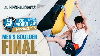 Men's Boulder final highlights || Innsbruck 2022