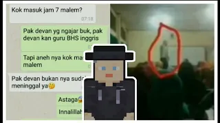 GURUKU 👳 TERNYATA HANTU 👻 || reaction chat story horror 💀 #hantu