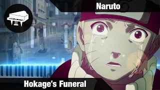 Naruto - HOKAGE'S FUNERAL ~ Piano Cover (w/ Sheet Music)