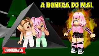 A BONECA DO MAL APARECEU NO ACAMPAMENTO! Historinhas Brookhaven RP 🏡 │ ROBLOX