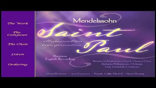 Mendelssohn's St. Paul Oratorio Sung in English