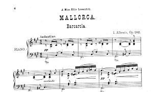 Isaac Albéniz: Mallorca, barcarola Op. 202 (1891)