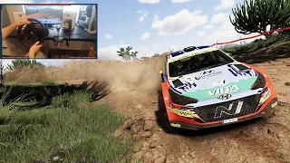 Hyundai i20 Rally2 - Kenya Seyabei | WRC 10 Gameplay | Thrustmaster T300RS