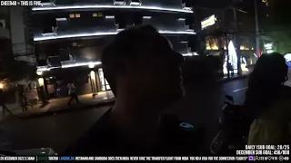 streamer is harassed on the streets of thailand