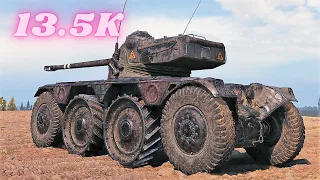 Panhard EBR 75 (FL 10)  13.5K Spot + Damage  World of Tanks Replays 4K The best tank game