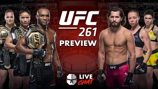 UFC 261 Preview - Usman vs Masvidal II, Zhang vs Namajunas & Shevchenko vs Andrade Live Chat