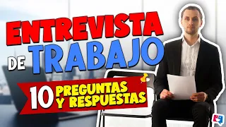 🥇ENTREVISTA de TRABAJO en INGLÉS (10 preguntas y respuestas)