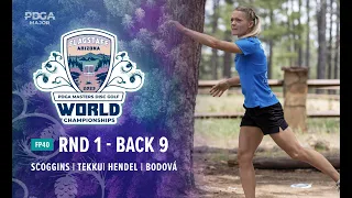 2023 PDGA Masters Disc Golf World Championships | FP40 R1, B9 | Scoggins, Tekku, Hendel, Bodová