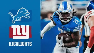 Lions vs. Giants | 2023 Preseason Week 1 Game highlights