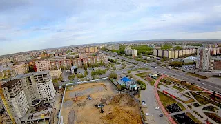 🌤️Караганда. Взгляд на весь Юго-Восток и стройку напротив Рублёвки.