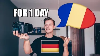 GERMAN SPEAKS ROMANIAN for 1 DAY