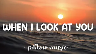 When I Look At You - Miley Cyrus (Lyrics) 🎵