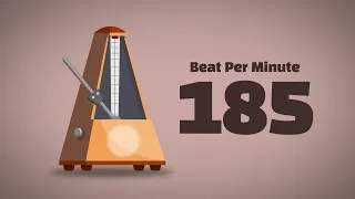 185 BPM Metronome [1Hour]