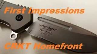 First Impressions CRKT Homefront