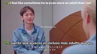 [Eng/Esp Sub] KAI y CHEN de EXO describiéndose | EXO KAI and CHEN describing each other | Shot Talk