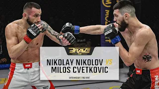 Nikolay Nikolov vs Milos Cvetkovic | FREE MMA Fight | BRAVE CF 56