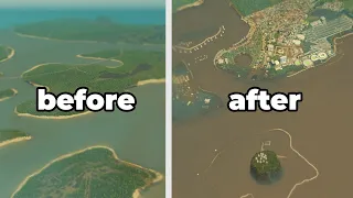flooding the world with poop in cities skylines