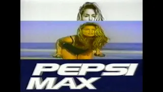 Pepsi Max Mania USA Giveaway - team up with Cindy Crawford - Irish advert | 1996
